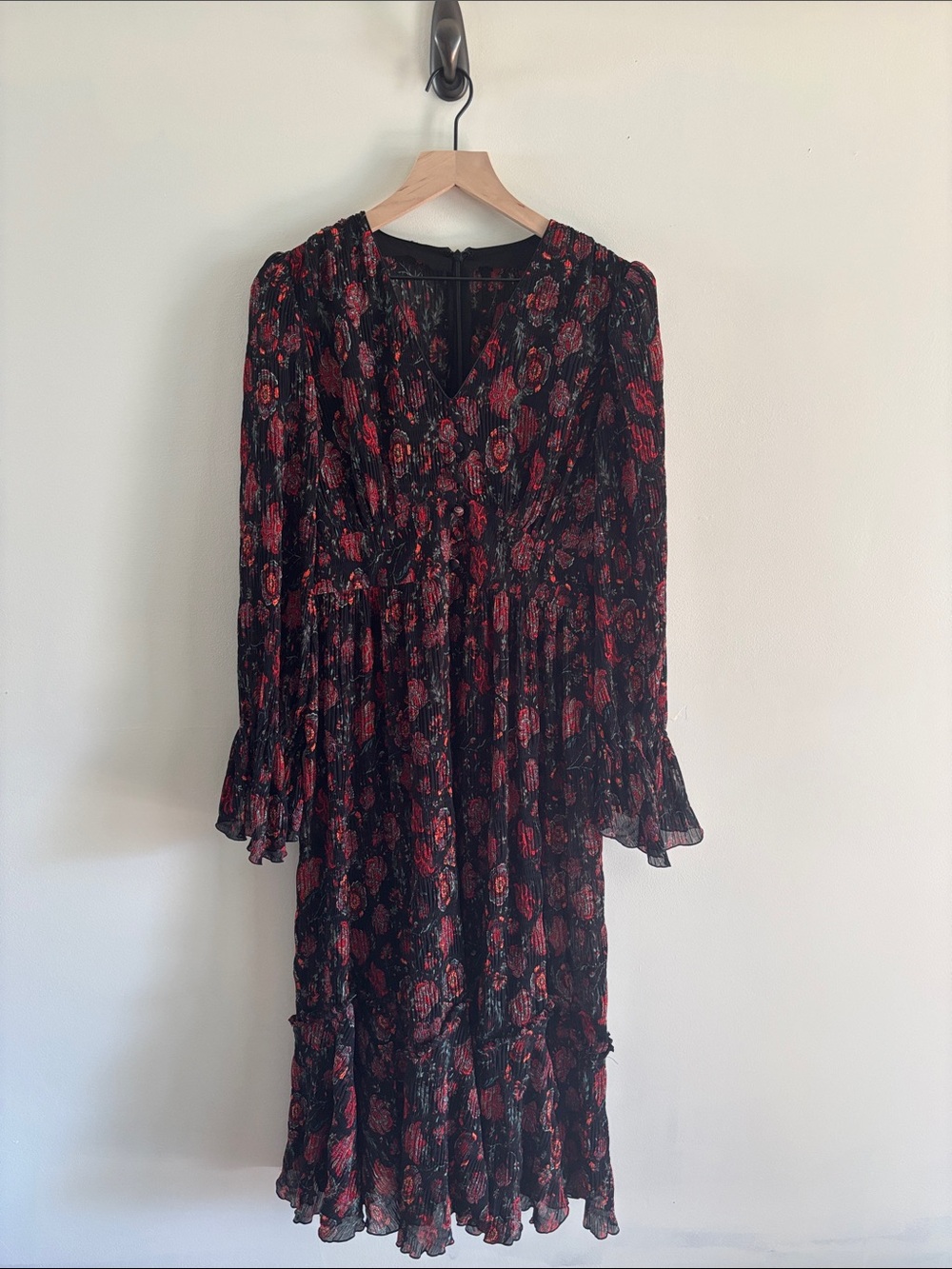 DVF • Shazia ruffled chiffon midi dress